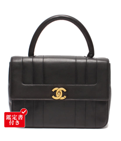 CHANEL ハンドバッグ ゴールド金具 シングルフラップ マドモアゼル ラムスキン 3番台 レディース シャネル