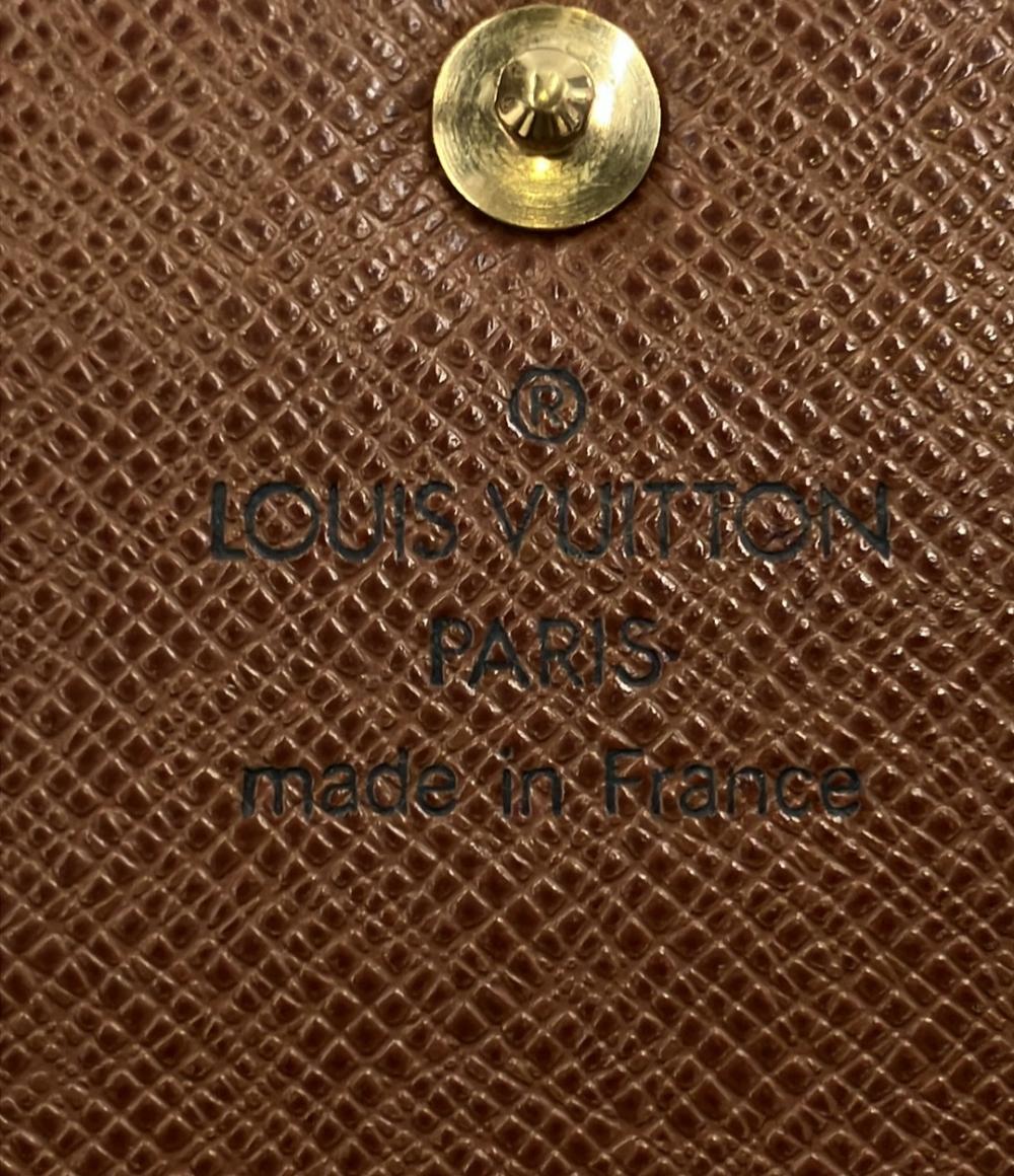 ルイヴィトン 二つ折り長財布 ポシェットポルトモネクレディ モノグラム M61726 レディース Louis Vuitton