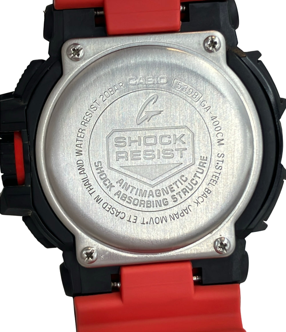 美品 CASIO 腕時計 ブリージーラスタカラー G-SHOCK クオーツ GA-400CM メンズ カシオ