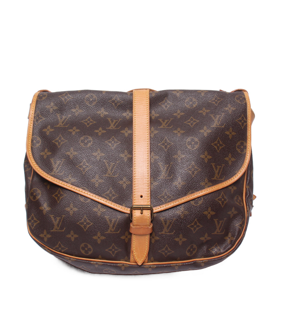 LOUIS VUITTON ショルダーバッグ 斜め掛け ソミュール35 モノグラム M42254 レディース ルイ・ヴィトン