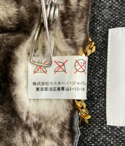 MOSCHINO コート ファー付き レディース SIZE 42 (M) モスキーノ