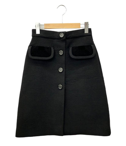 ミュウ ミュウ フラップ付スカート レディース SIZE 38 (M) Miu Miu