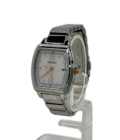 SEIKO 腕時計 ルキア lK ソーラー ピンク 1B22-0BE0 レディース セイコー