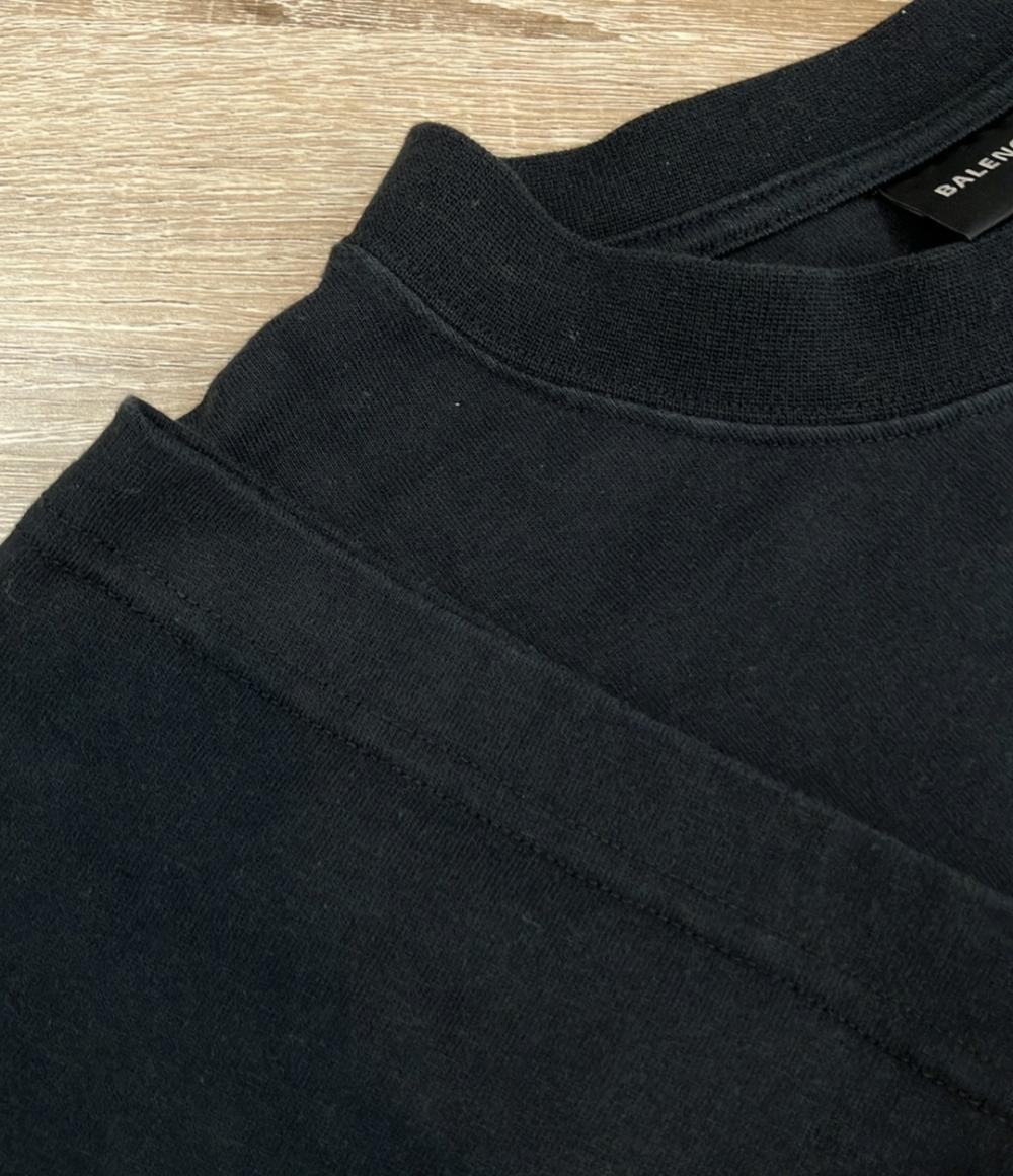 BALENCIAGA 半袖Tシャツ Hand Drawnロゴ  手書き風 Hand Drawn Balenciaga Large Fit T-Shirt 641655 TOVO5 メンズ SIZE XXS バレンシアガ