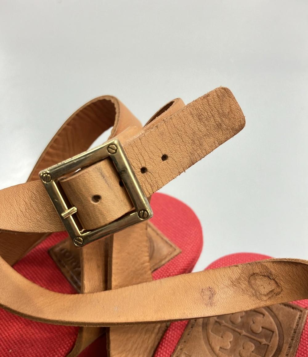 トリーバーチ アンクルストラップサンダル エスパドリーユ レディース SIZE 7 B (L) Tory Burch