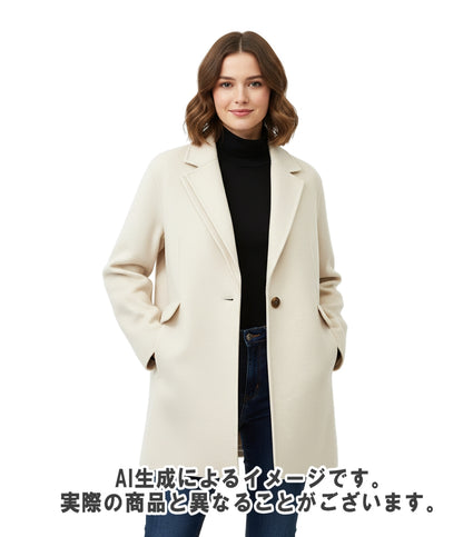 conte ダブルラペル リバーコート 8525-104-0006 レディース (M) コンテ