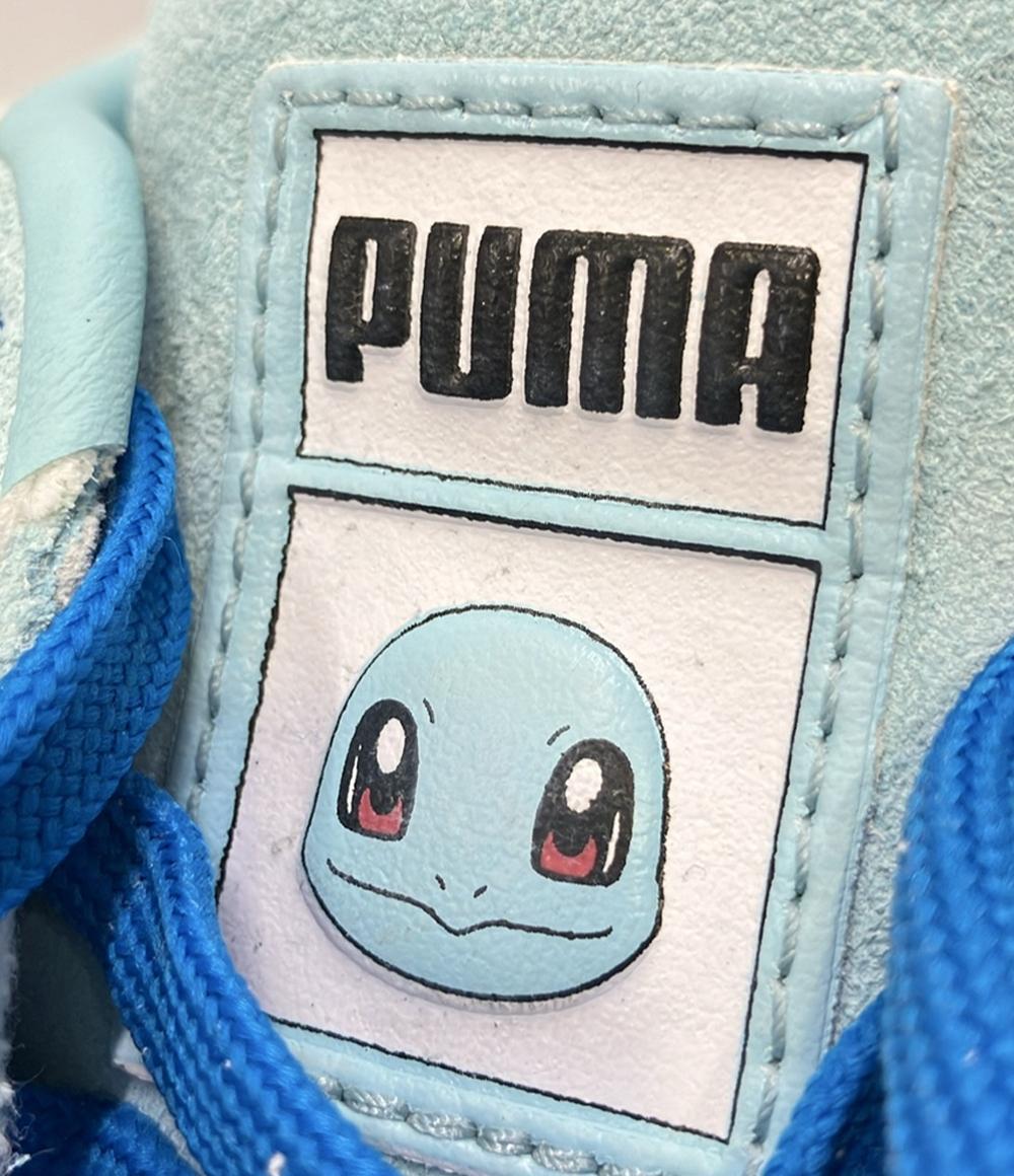 PUMA ローカットスニーカー ×ゼニガメ スウェード クラシックス 387416-01 キッズ SIZE 23.0 プーマ