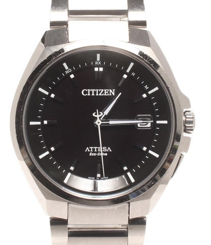CITIZEN 腕時計 アテッサ ATTESA ソーラー ブラック H110-T016308 メンズ シチズン