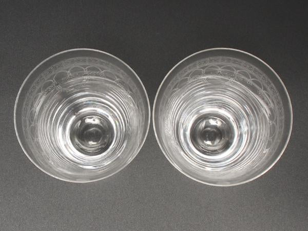 美品 ウエッジウッド グラス タンブラー 2点セット ペア ミューズ WEDGWOOD