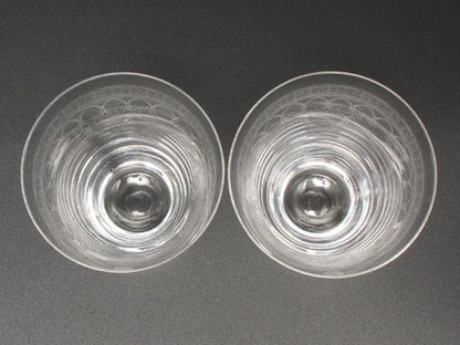 美品 ウエッジウッド グラス タンブラー 2点セット ペア ミューズ WEDGWOOD