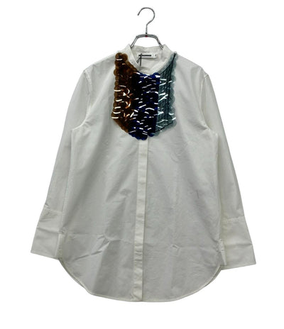 JIL SANDER 長袖シャツ スパンコールデザイン インポート Circle Plus Necklace JSPM602680WM245100A81 レディース SIZE 34 (XS) ジルサンダー