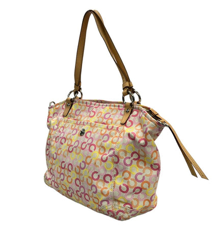 コーチ 2wayトートバッグ ショルダーバッグ 斜め掛け オプアート 13142 レディース COACH