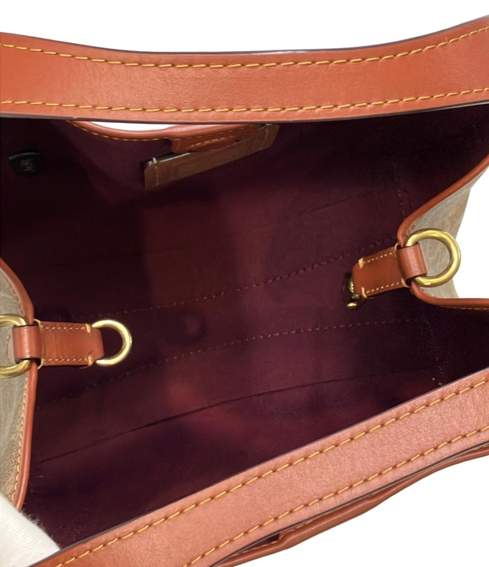 美品 COACH 2way ハンドバッグ ショルダーバッグ 斜め掛け ハドリー ホーボー21 シグネチャー 79251 レディース コーチ