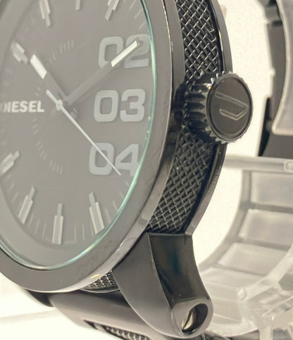 DIESEL 腕時計 クオーツ ブラック DZ-1371 メンズ ディーゼル