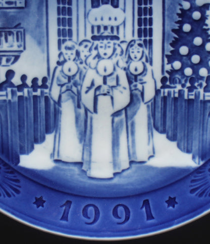 Royal Copenhagen イヤープレート 飾り皿 18cm 1991 ロイヤルコペンハーゲン