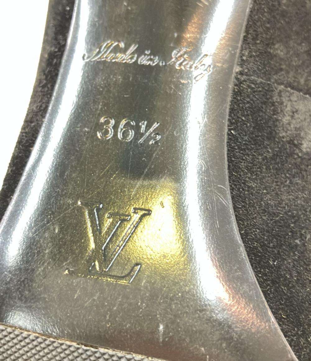 LOUIS VUITTON パンプス スエード モノグラム レディース SIZE 36 1/2 (23.5cm) ルイ・ヴィトン