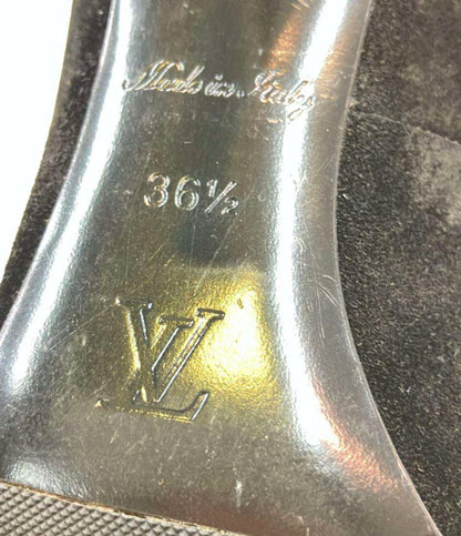LOUIS VUITTON パンプス スエード モノグラム レディース SIZE 36 1/2 (23.5cm) ルイ・ヴィトン