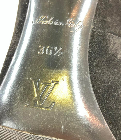 LOUIS VUITTON パンプス スエード モノグラム レディース SIZE 36 1/2 (23.5cm) ルイ・ヴィトン