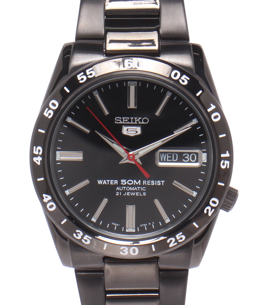 SEIKO 腕時計 SEIKO 5 セイコーファイブ 自動巻き ブラック SNKE03K1 メンズ セイコー