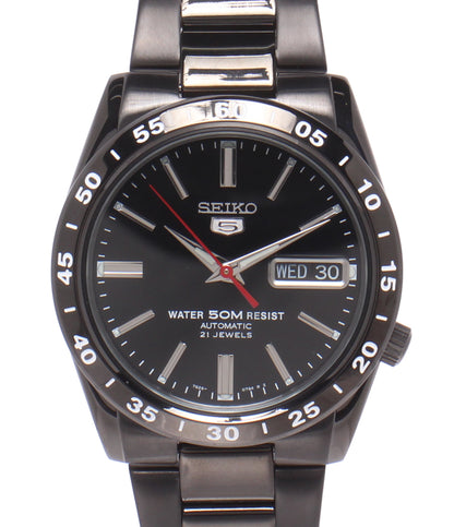SEIKO 腕時計 SEIKO 5 セイコーファイブ 自動巻き ブラック SNKE03K1 メンズ セイコー