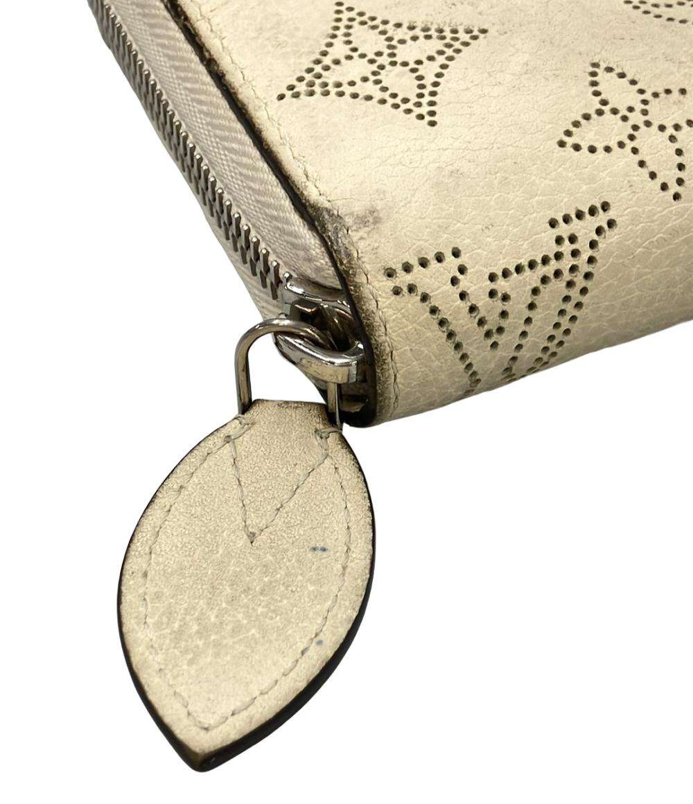 LOUIS VUITTON ラウンドファスナー長財布 マヒナ ジッピーウォレット