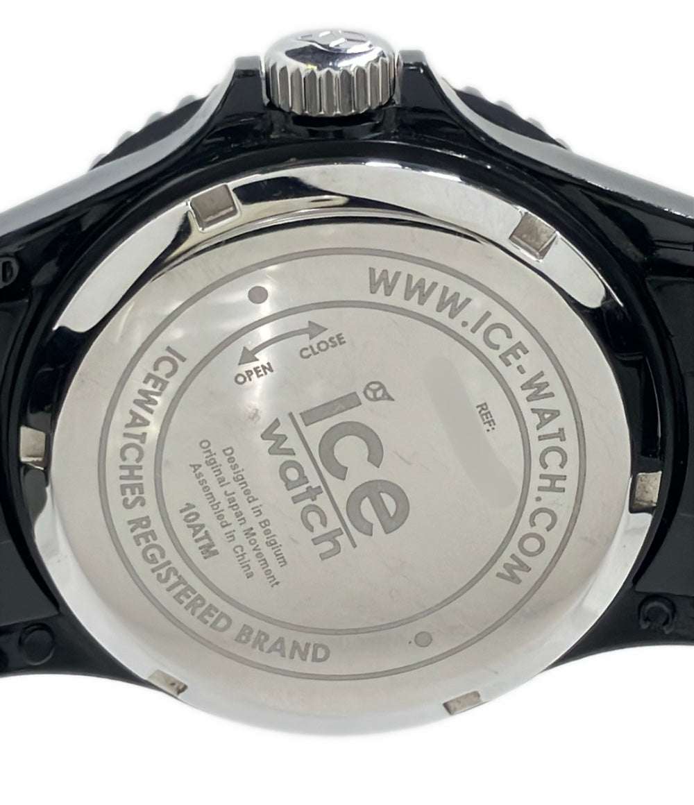 ice watch 腕時計 クオーツ ブラック メンズ アイスウォッチ