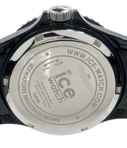 ice watch 腕時計 クオーツ ブラック メンズ アイスウォッチ
