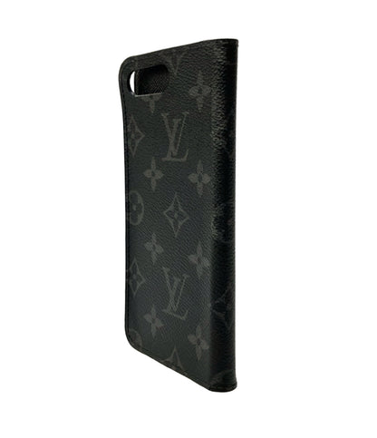 LOUIS VUITTON スマホケース iPhone 7 Plus 8 Plus フォリオ モノグラム エクリプス M62641 ユニセックス ルイ・ヴィトン