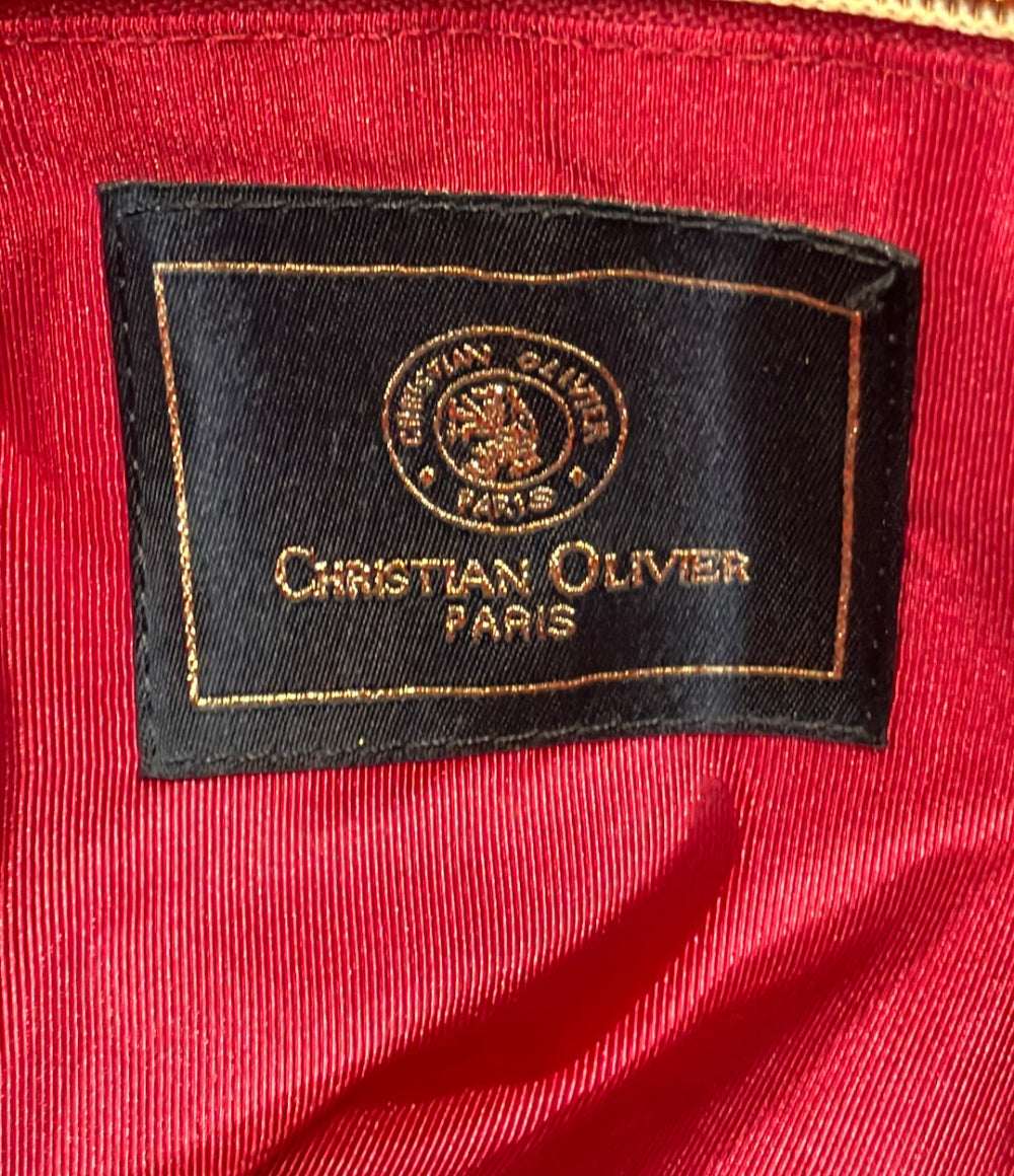 美品 CHRISTIAN OLIVIER 2way ショルダーバッグ 肩掛け 斜め掛け カモフラ柄 迷彩柄 レディース クリスチャン オリビエ