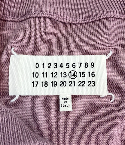Maison Martin Margiela 長袖カーディガン  エルボーパッチ くすみパープル S30HA0582 Fab メンズ SIZE S メゾンマルタンマルジェラ