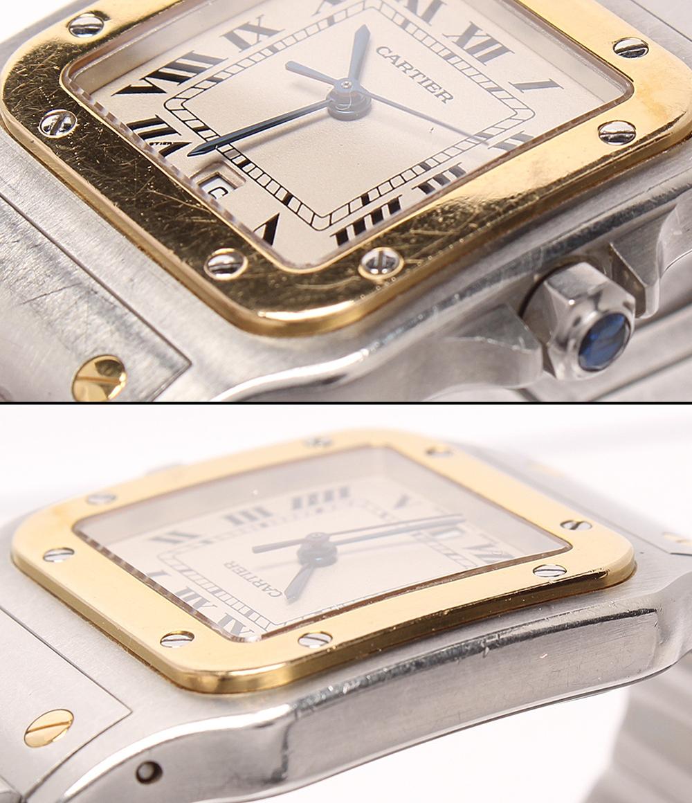 Cartier 腕時計 サントス ガルベ LM クオーツ W20011C4 メンズ カルティエ