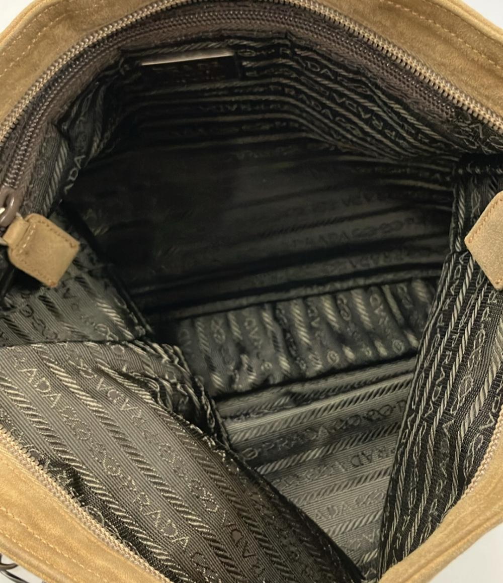 プラダ ショルダーバッグ 肩掛け スウェード チェーン レディース PRADA