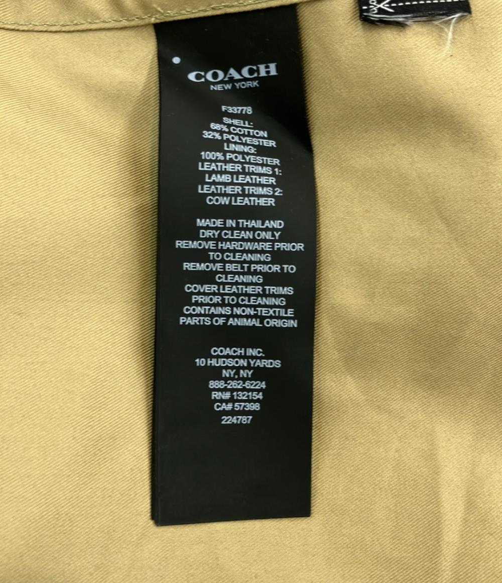 コーチ トレンチコート メンズ SIZE S COACH