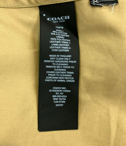 コーチ トレンチコート メンズ SIZE S COACH