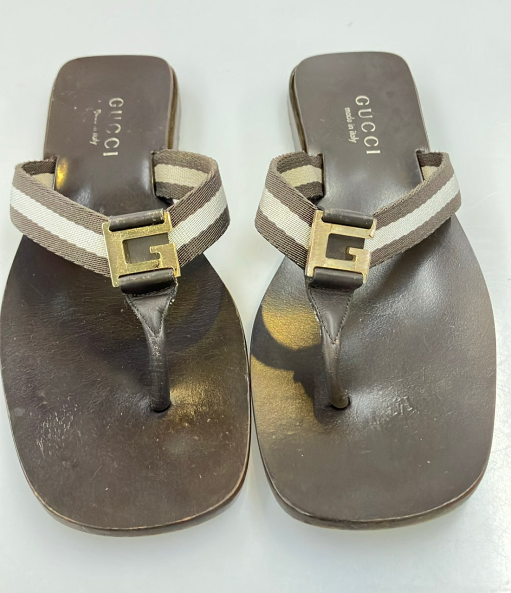 GUCCI トングサンダル レディース SIZE 37 1/2 C (24.5cm) グッチ