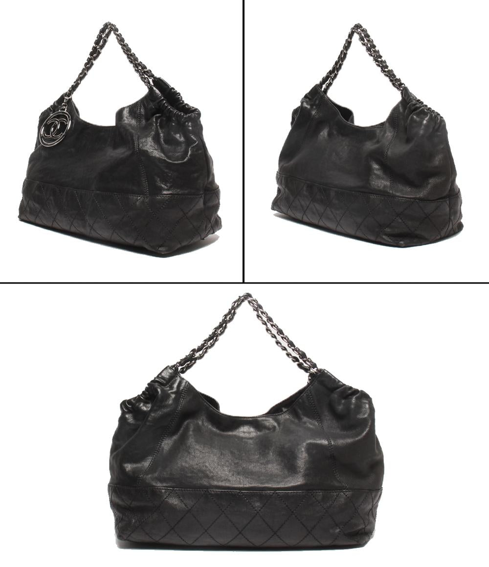 シャネル チェーンショルダーバッグ トートバッグ 肩掛け シルバー金具 ココカバス レディース CHANEL