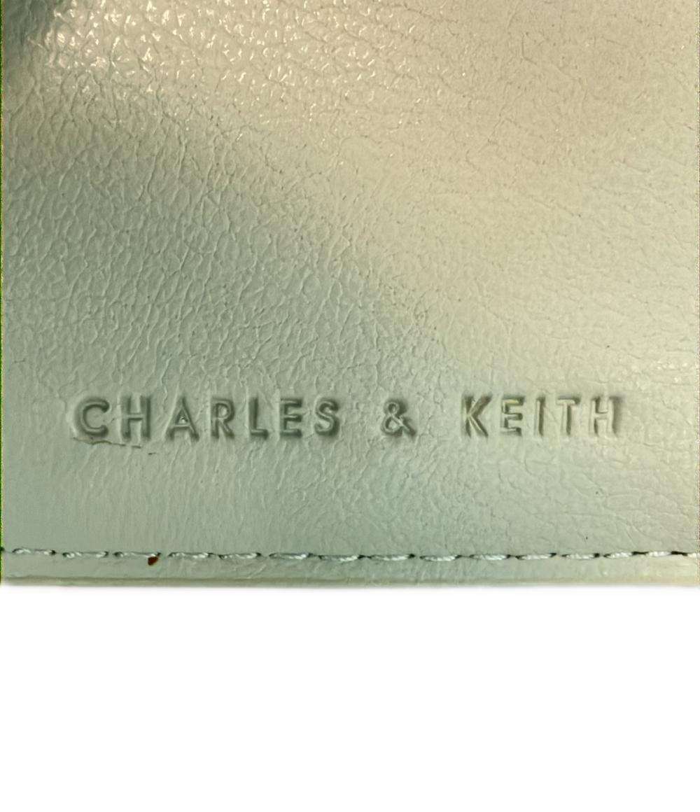 美品 チャールズ＆キース 二つ折りカードケース コインケース レディース CHARLES＆KEITH