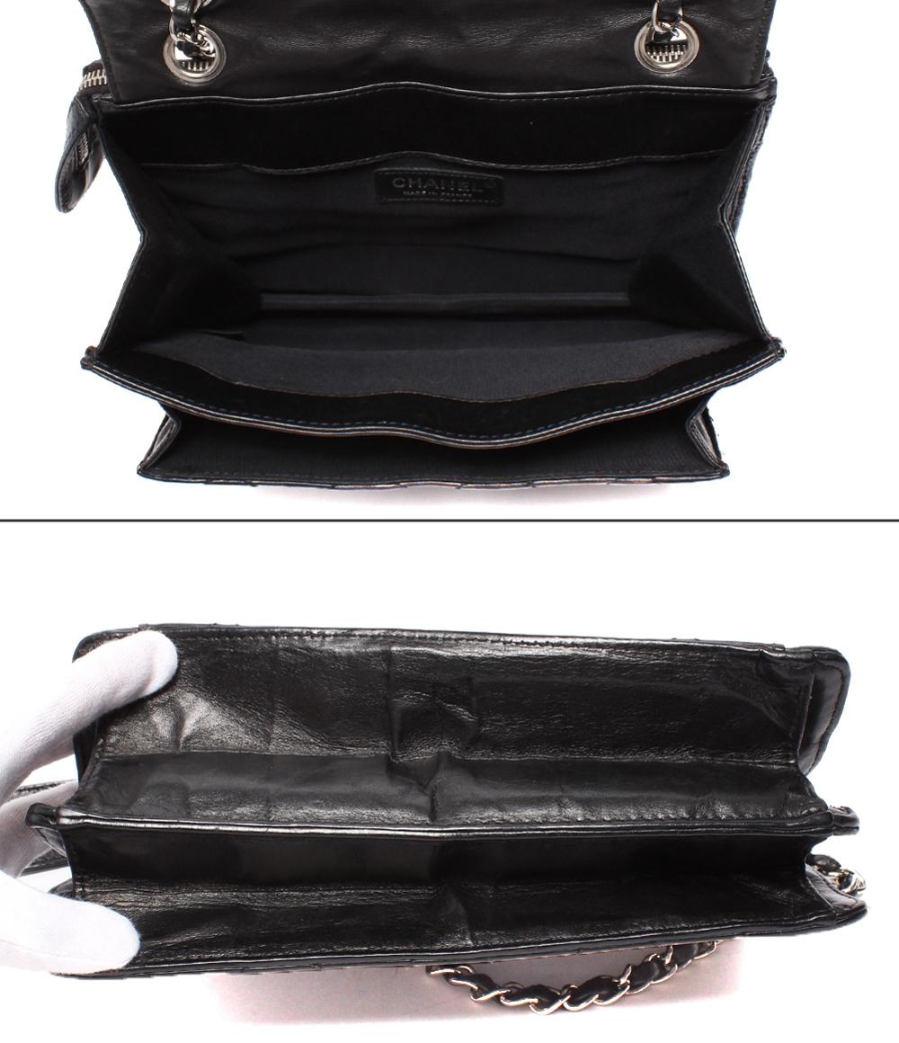 CHANEL チェーンショルダーバッグ 2.55 スムーズレザー シルバー金具 肩掛け マトラッセ レディース シャネル