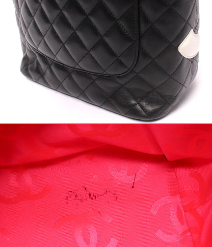CHANEL トートバッグ シルバー金具 8番台 カンボンライン レディース シャネル