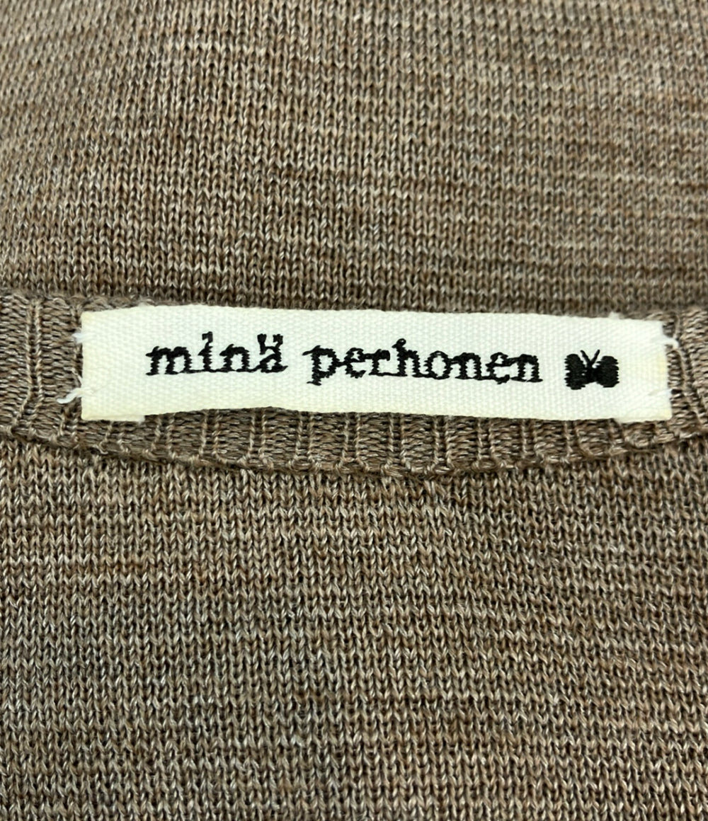 mina perhonen 長袖カーディガン レディース SIZE 36 (S) ミナペルホネン