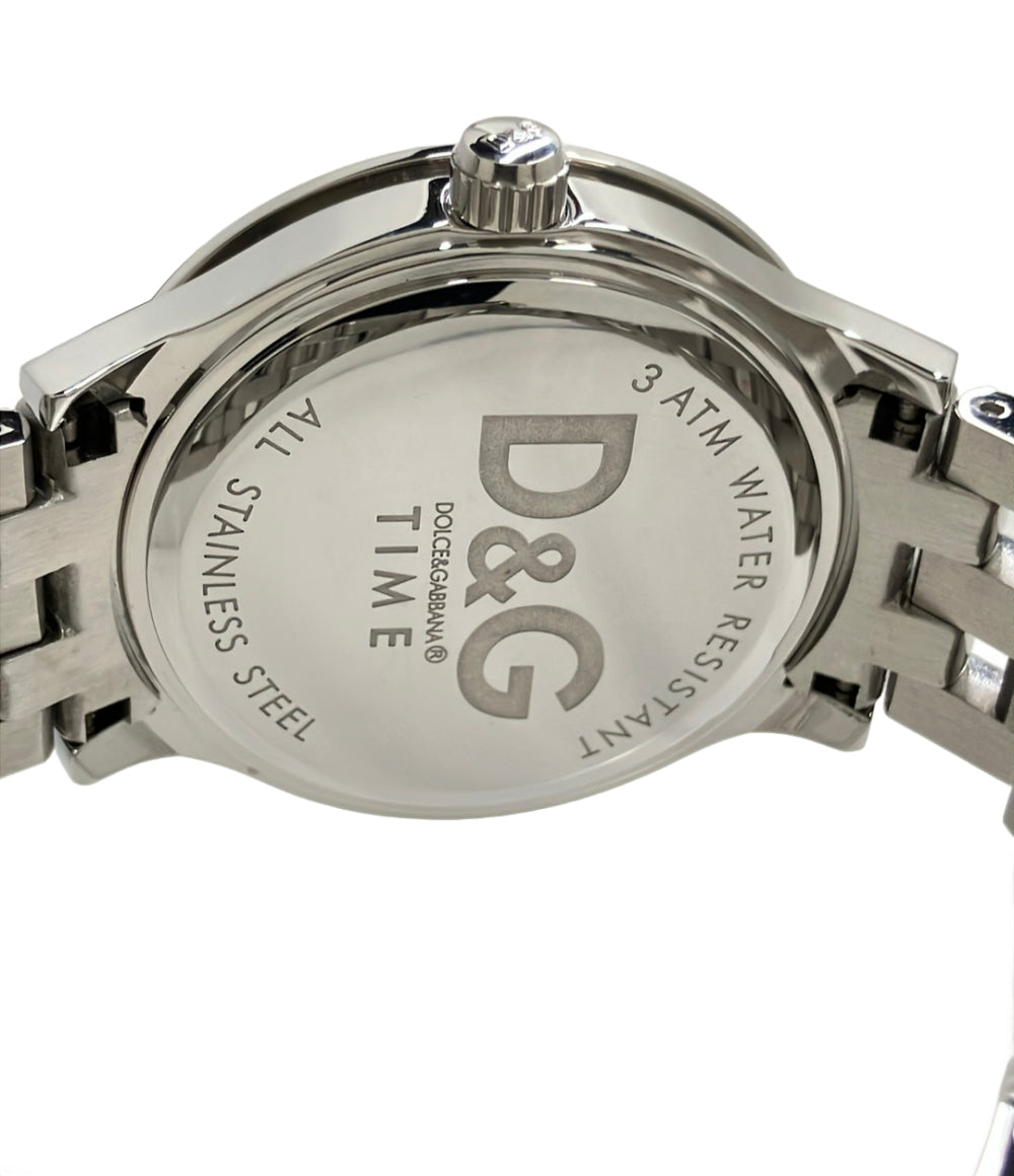 D&G 腕時計 クオーツ シルバー メンズ ディーアンドジー