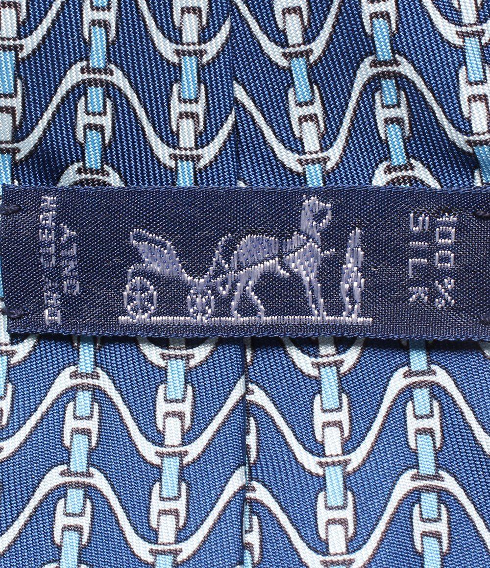 美品 エルメス ネクタイ シルク100％ メンズ HERMES