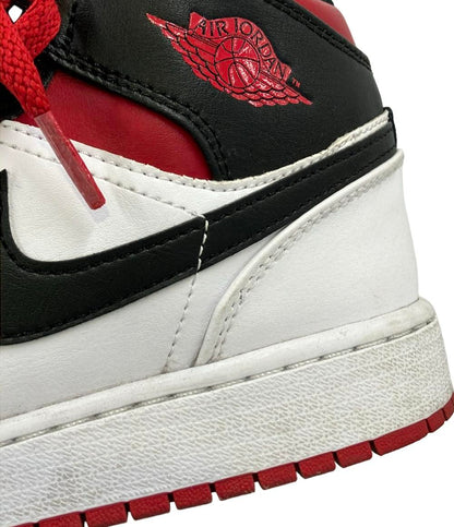 Air Jordan NIKE ハイカットスニーカー GS エアジョーダン1 ミッド DQ8423-106 レディース SIZE 25.0 エアジョーダン ナイキ