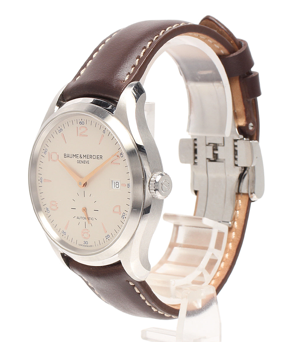 Baume & Mercier 腕時計 クリフトン 自動巻き ベージュ 65717 メンズ