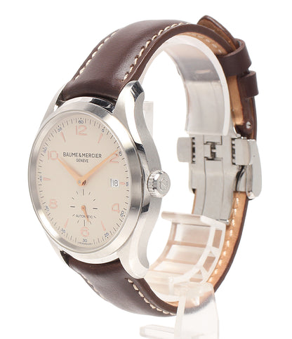 Baume & Mercier 腕時計 クリフトン 自動巻き ベージュ 65717 メンズ ボーム＆メルシェ