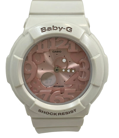 美品 CASIO 腕時計 Baby-G クオーツ ピンク BGA-131 レディース カシオ