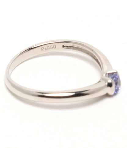 美品 VENDOME AOYAMA リング 指輪 Pt950 ラインストーン レディース SIZE 9号 ヴァンドームアオヤマ