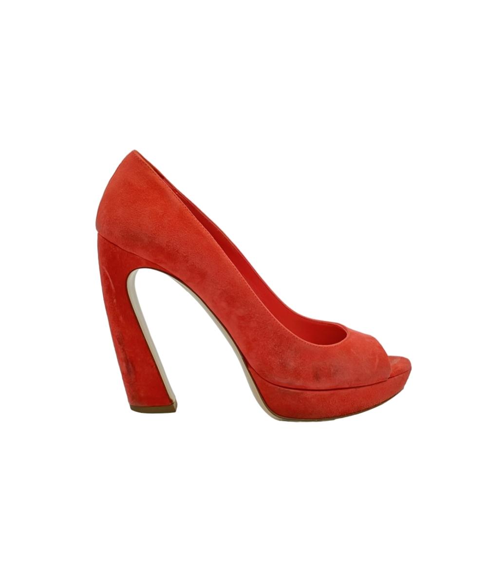 ミュウ ミュウ オープントゥパンプス レディース SIZE 38 (XL) Miu Miu