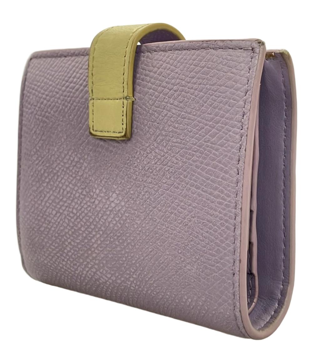 CELINE 二つ折り財布 スモールストラップウォレット レザー レディース