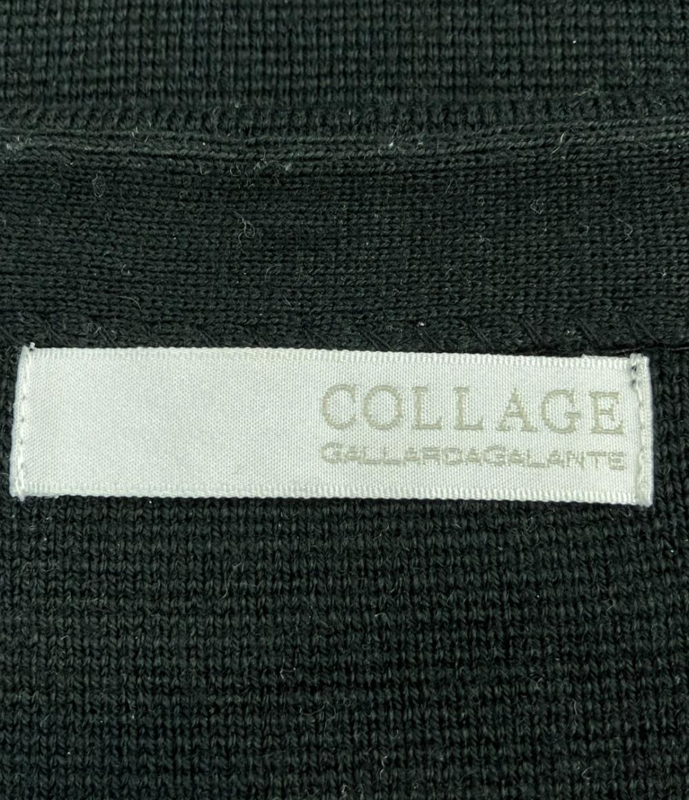 コラージュ 七分袖ニットワンピース レディース SIZE F (M) COLLAGE